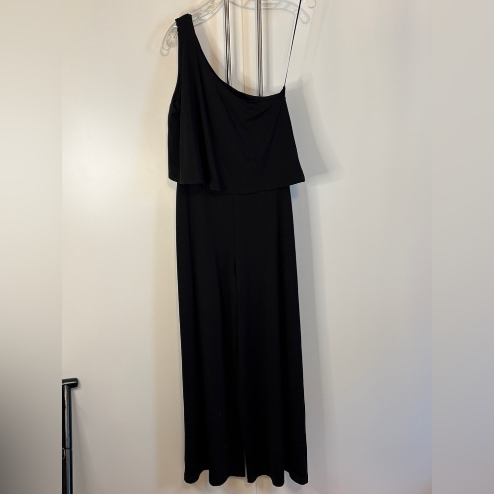 Susana Monaco Black One-Shoulder Jumpsuit